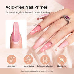MelodySusie nail prep set packaging shows a complete at-home kit.