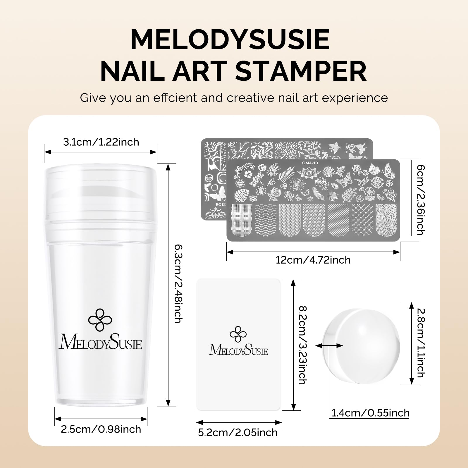 MelodySusie home manicure kit is great for quick, stylish nail art at any time.