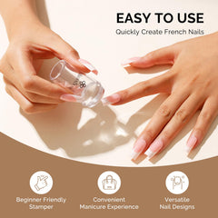 MelodySusie silicone-head stamping enables crisp pattern transfers for stylish nails.