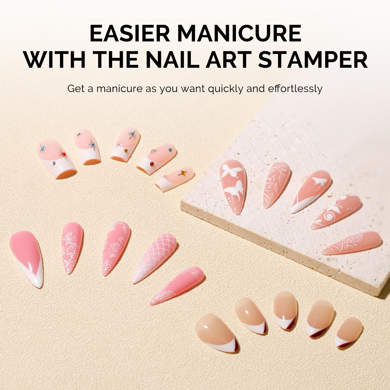 MelodySusie stamping designs offer versatile options for creative nail art.
