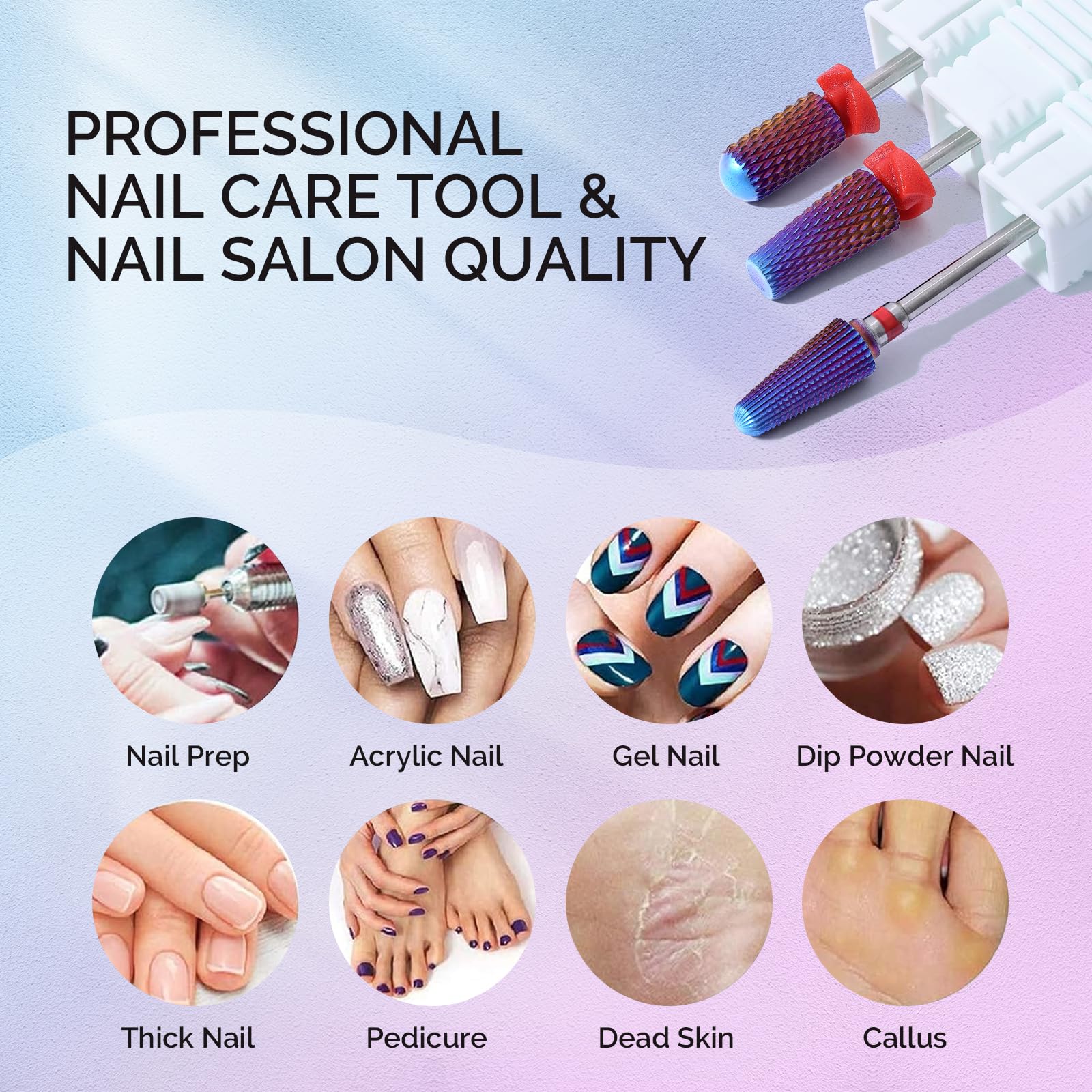 MelodySusie Cuticle-Surface Prep Bit for efficient nail bed prep and smoothing