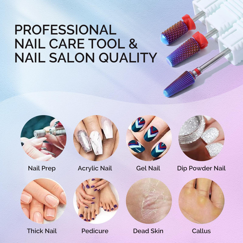 MelodySusie Cuticle-Surface Prep Bit for efficient nail bed prep and smoothing