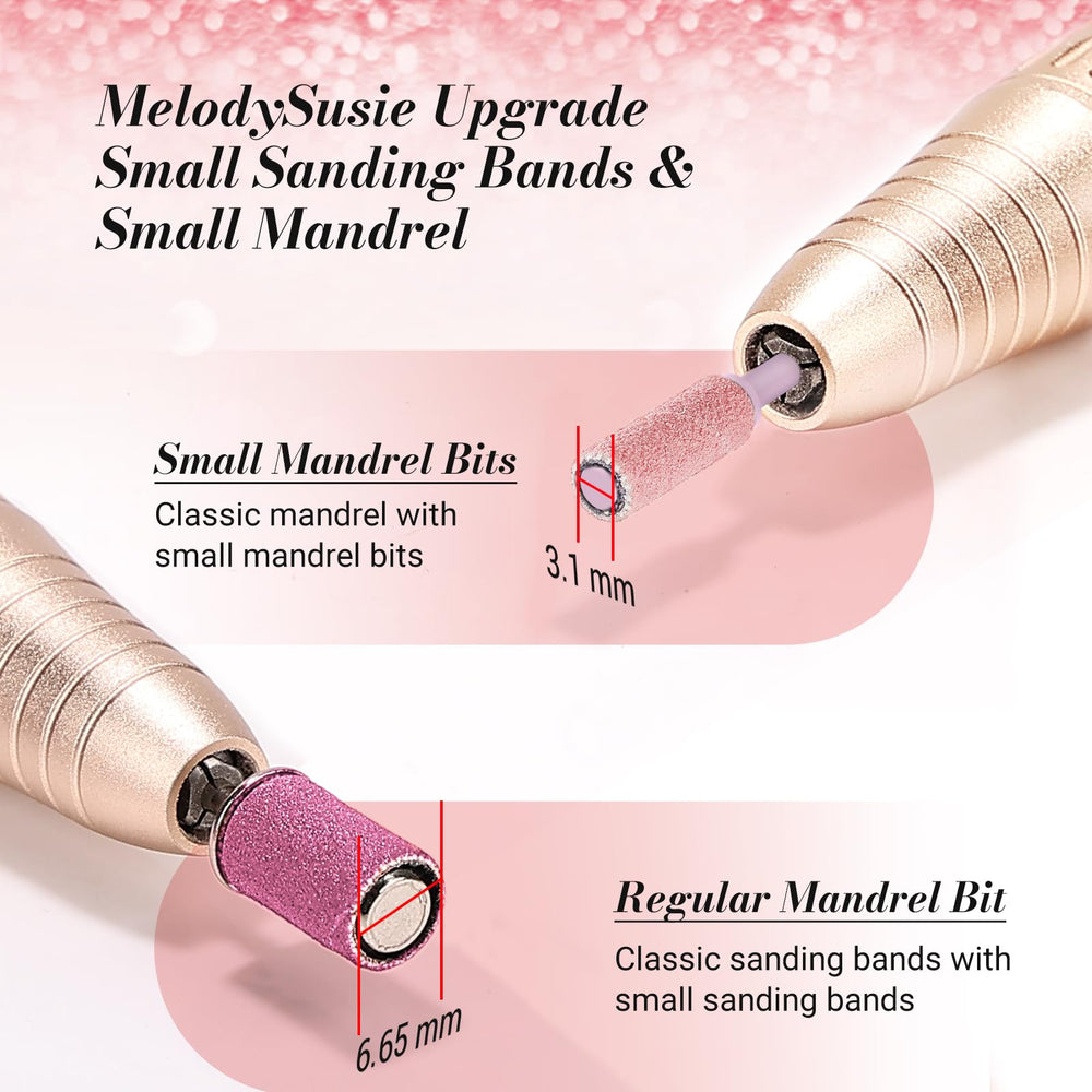 MelodySusie 120-grit band, quick prep and shaping for efficient nail prep
