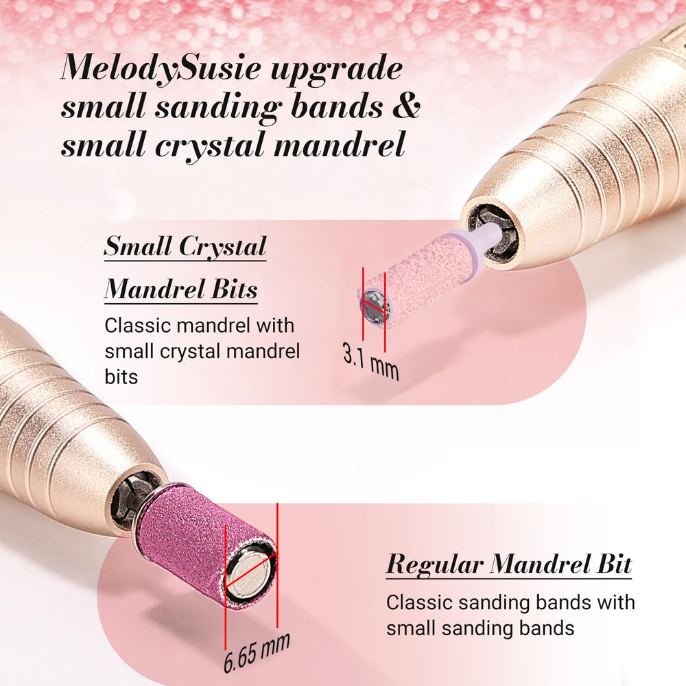 MelodySusie 3/32-inch mandrel shank compatible with most nail drills