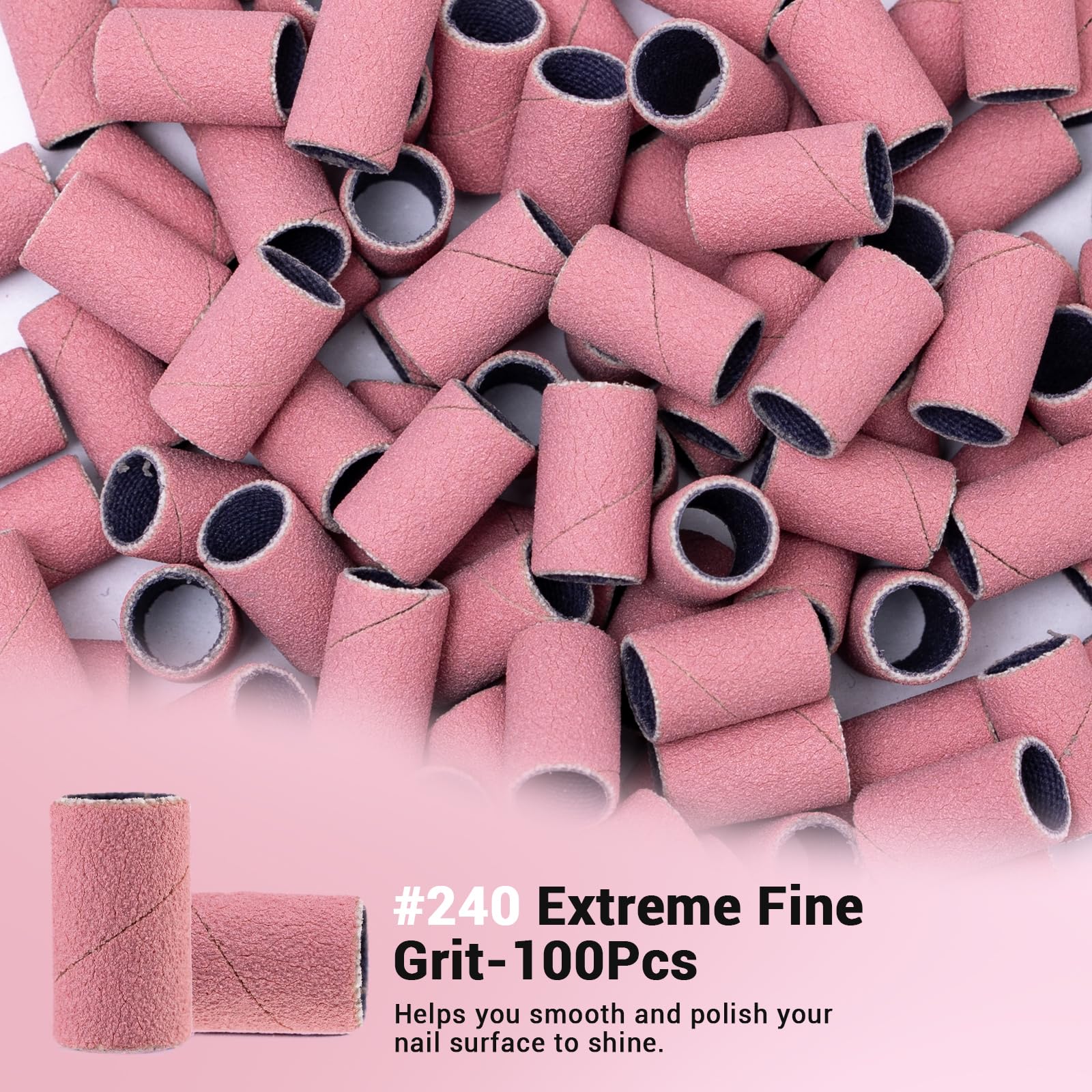 MelodySusie 3/32 inch drill compatibility enables versatile nail shaping.