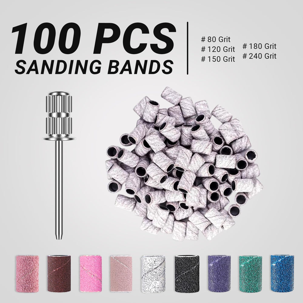 MelodySusie sanding bands with 3-32 inch shaft for durable shaping.