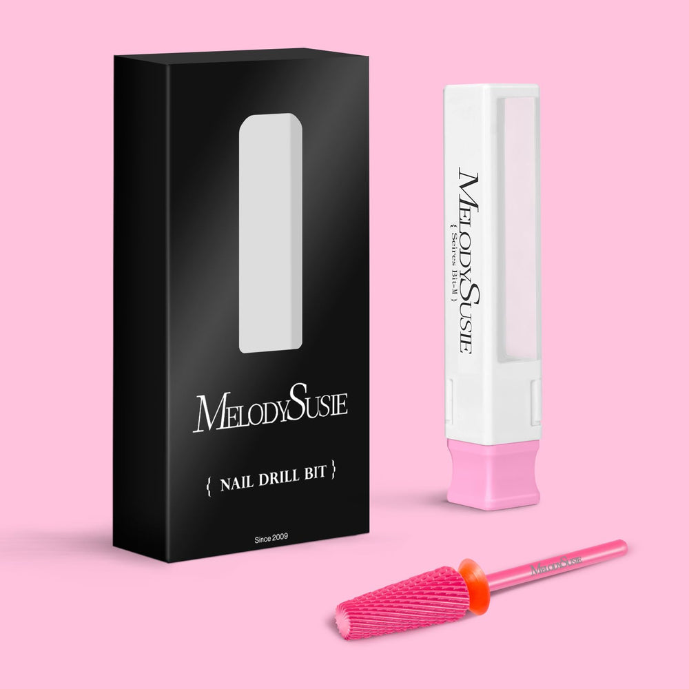 MelodySusie 5-in-1 nail drill bits Pink Blossom universal shank 3-32 compatibility