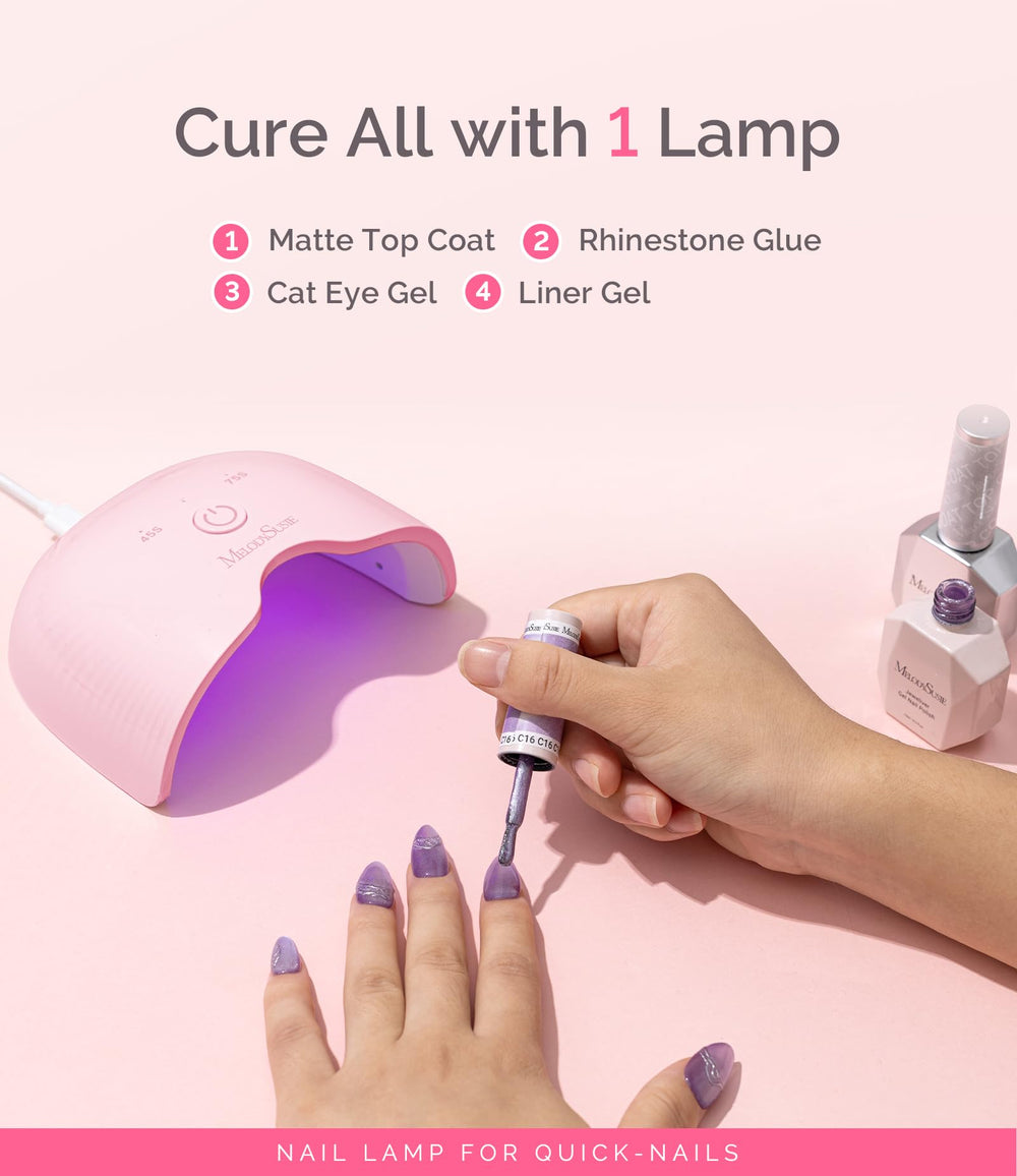 Six upgraded LED beads provide even light for reliable curing