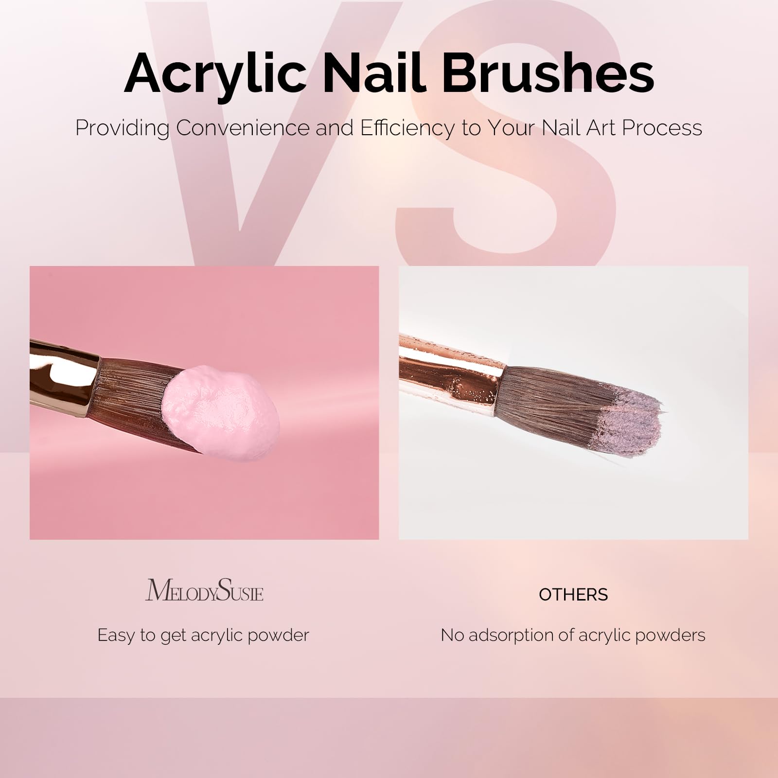 MelodySusie acrylic nail brush size 14 for detailed work