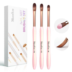 MelodySusie acrylic nail brush size 8 for precise powder pickup