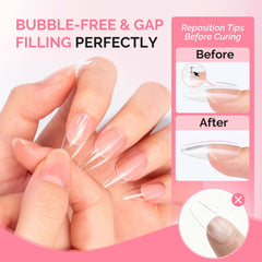 MelodySusie adhesivo para uñas acrilicas, seguro y resistente para fijar tips