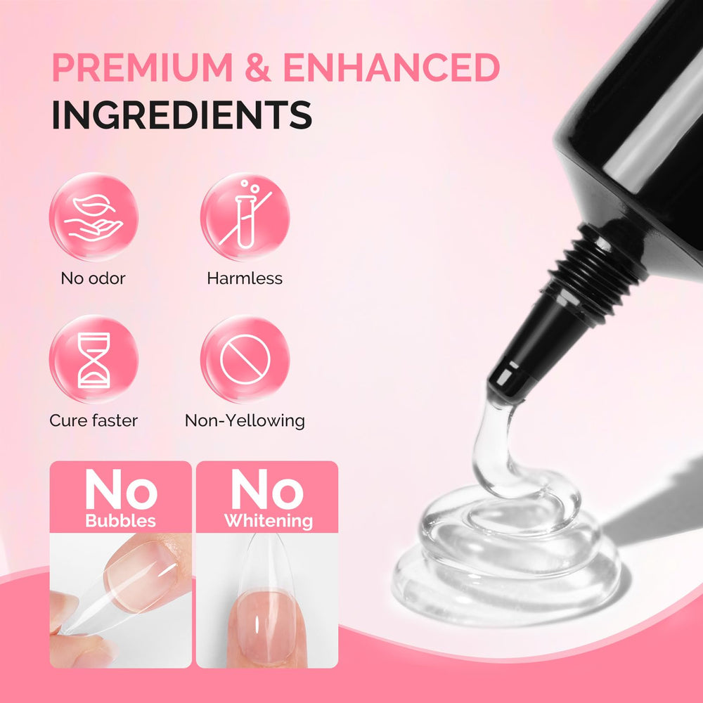 MelodySusie adhesivo solido para tips en tubo, dosifica con precision