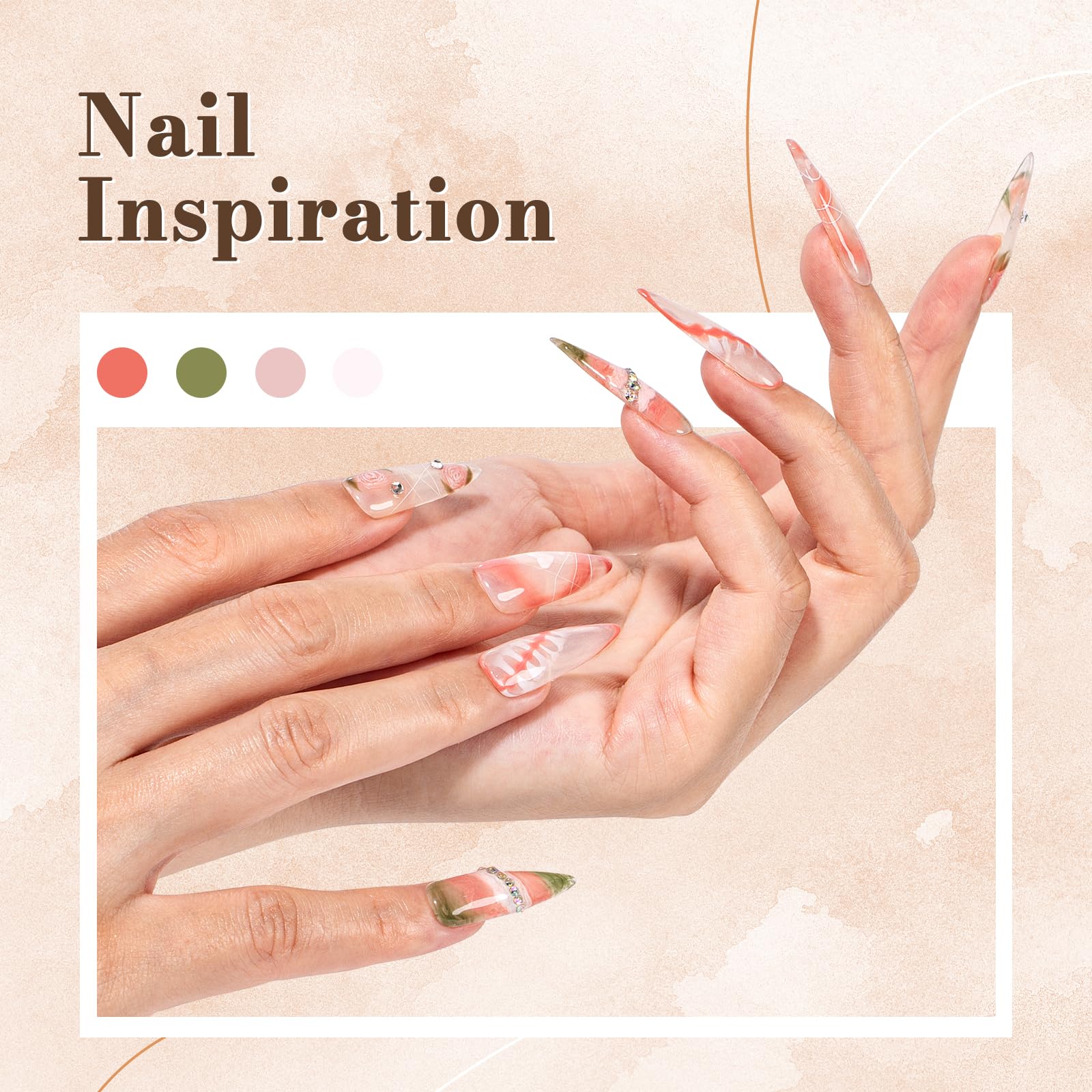 Base coat and top coat setup for MelodySusie blooming gel manicure