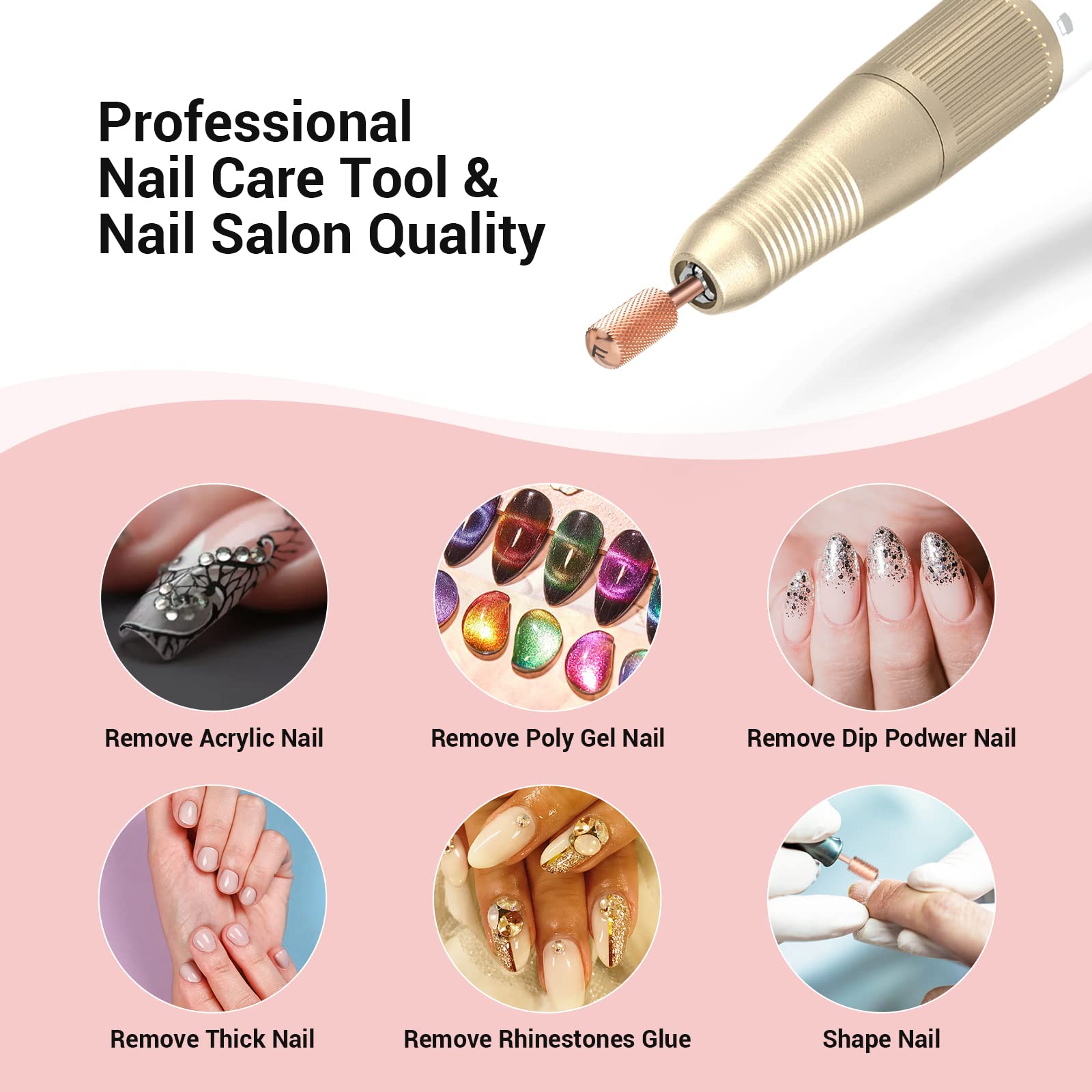 MelodySusie beginner-friendly bits encourage safer, smoother nail enhancement prep