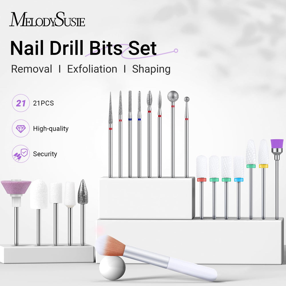 MelodySusie ceramic nail bits for precise filing