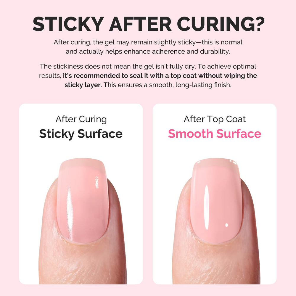 MelodySusie Clear Builder Gel holds rhinestones and gems securely during nail art.