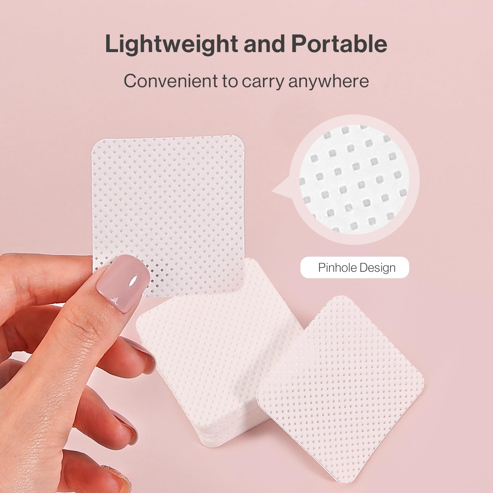 MelodySusie compact nail wipes box for on-the-go use.
