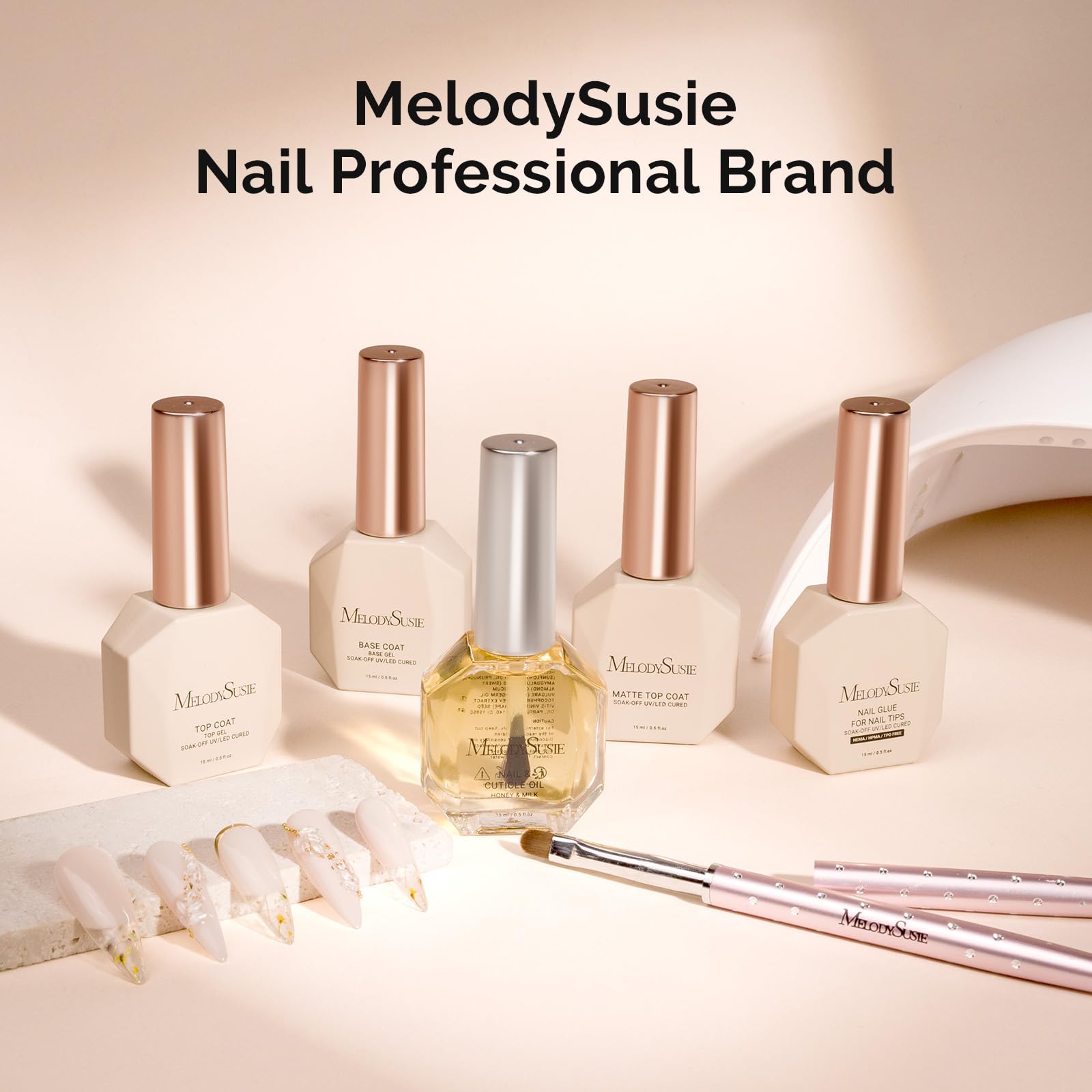 Contenido del kit MelodySusie: 3 piezas de 15 ml.