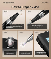 Cordless MelodySusie nail drill ready for on-the-go nail care