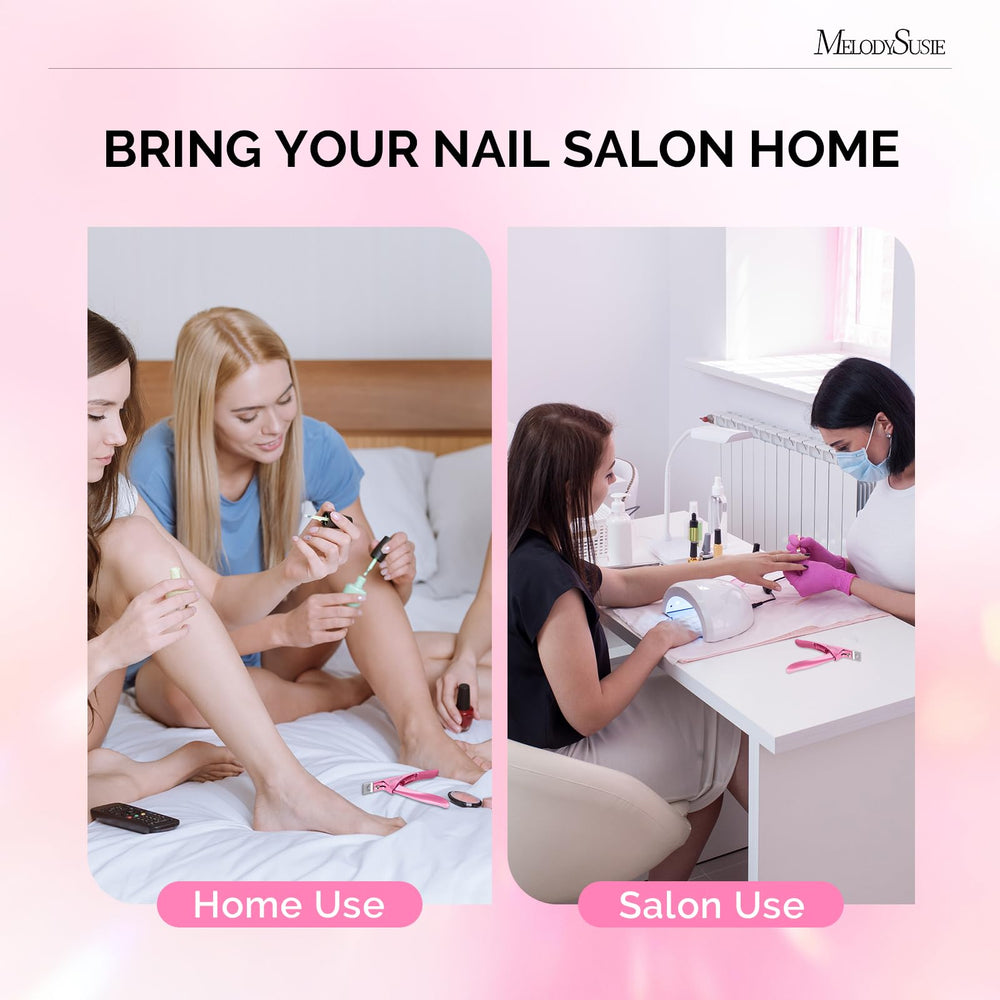 MelodySusie corte de uñas acrílicas para acabado profesional en casa