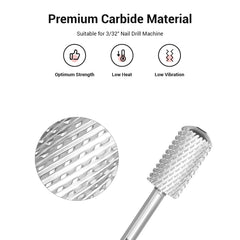 MelodySusie cross-cut design enhances control for smooth nail contouring