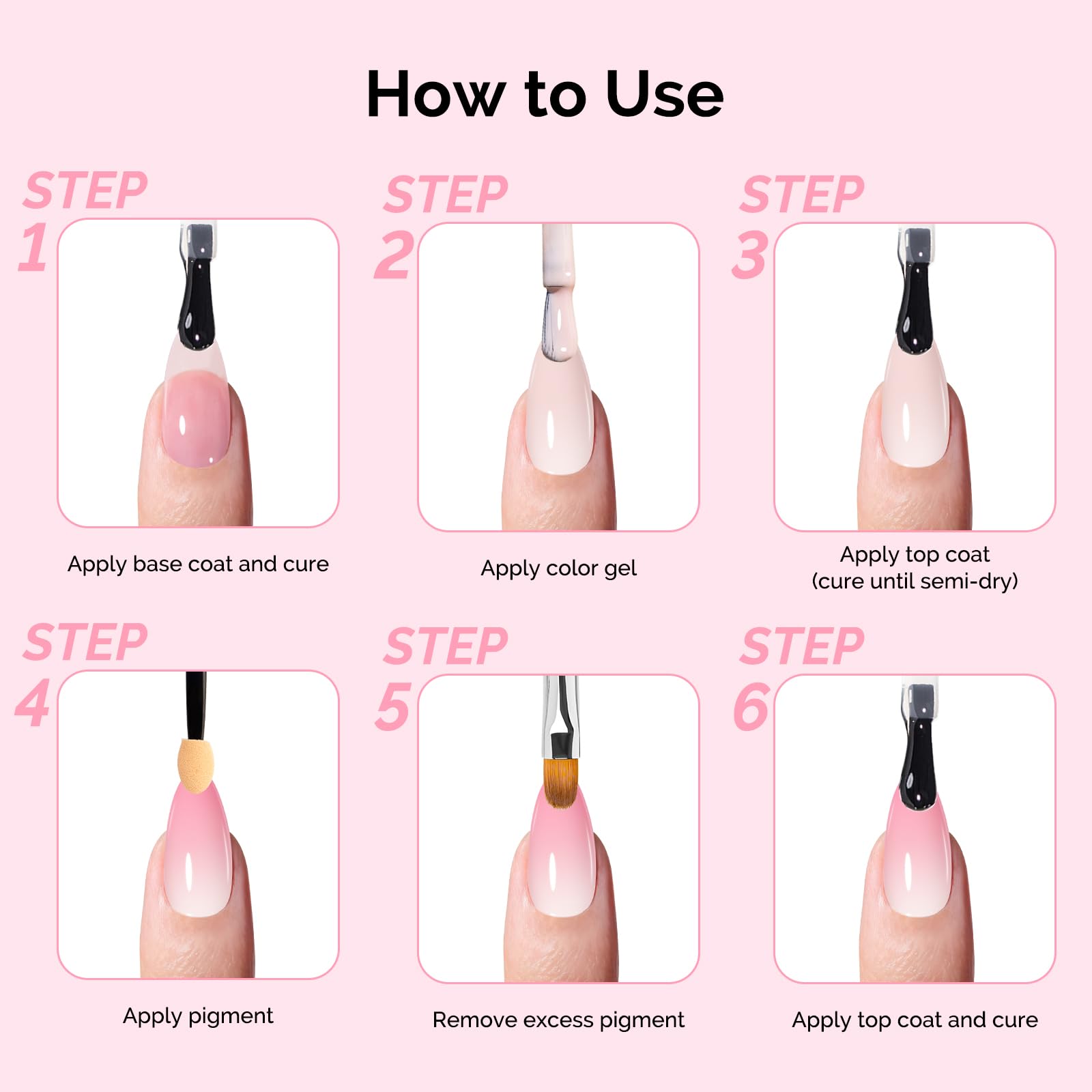 MelodySusie cruelty-free non-toxic pigment suitable for nail art and crafts.