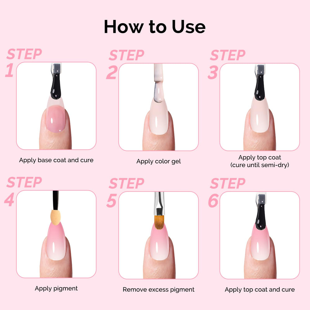 MelodySusie cruelty-free non-toxic pigment suitable for nail art and crafts.