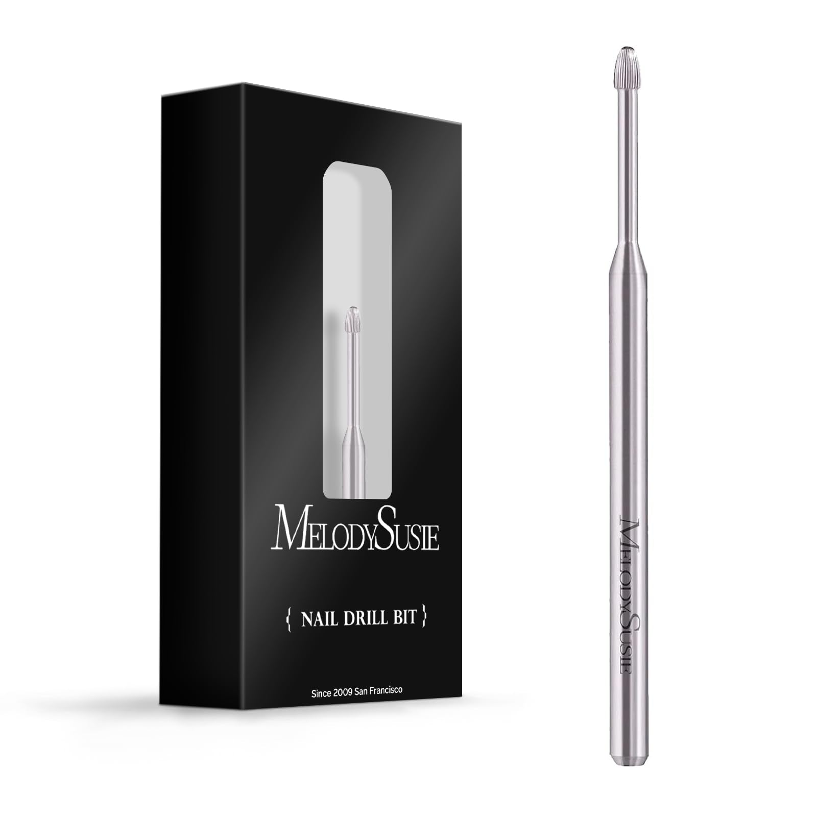 MelodySusie cuticle cleaner drill bit with 3/32 shank for precise cuticle prep