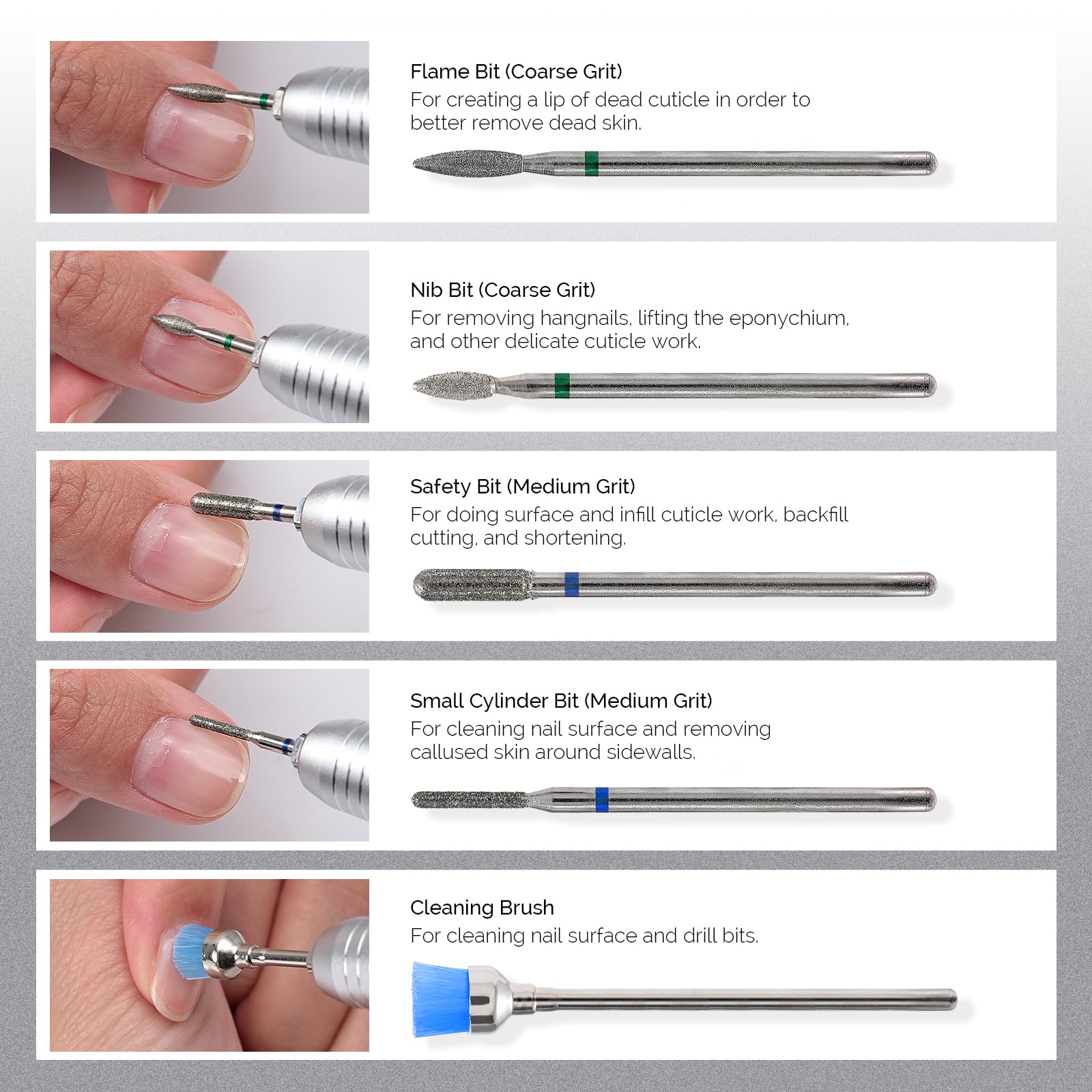 MelodySusie diamond nail bit safety for cuticle work and gentle cleanup.