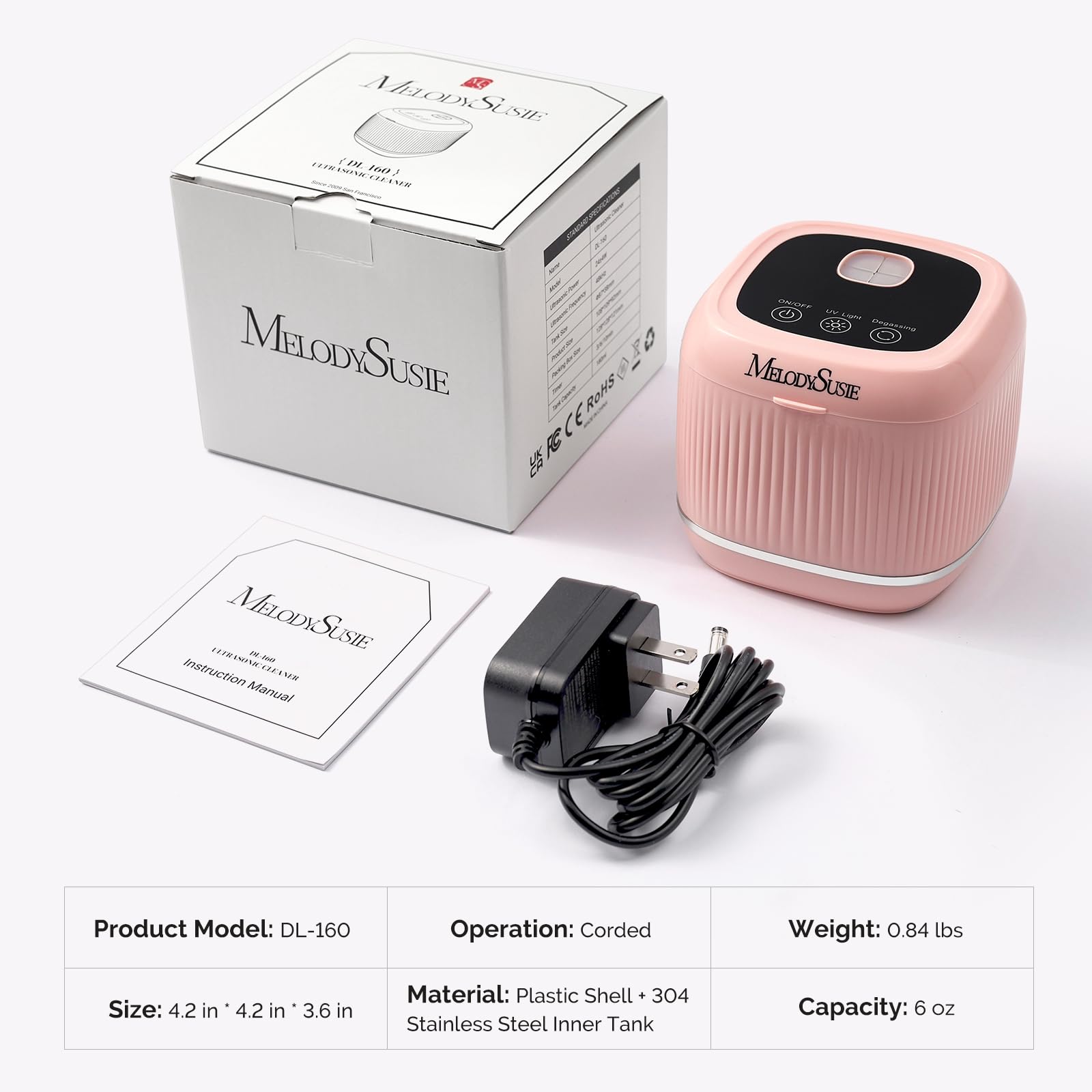 MelodySusie DL-160 pink finish adds style to any workspace