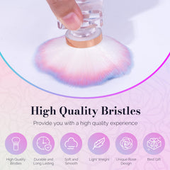 MelodySusie dust collector brush cleans nail powder efficiently during manicures