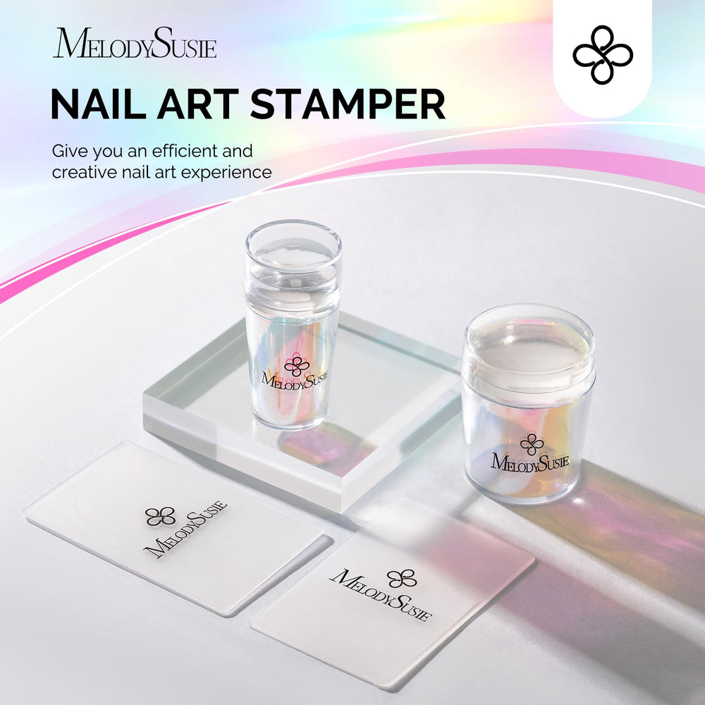 MelodySusie French-manicure design sample showcases versatile color combos.