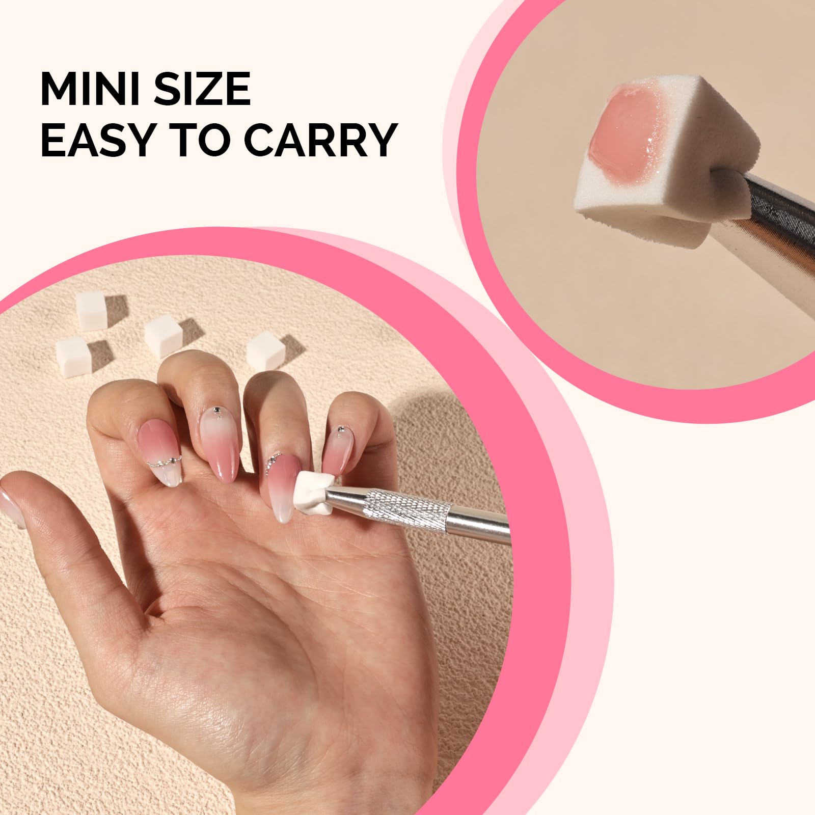 MelodySusie gradient nail art example using soft sponges for smooth blends.
