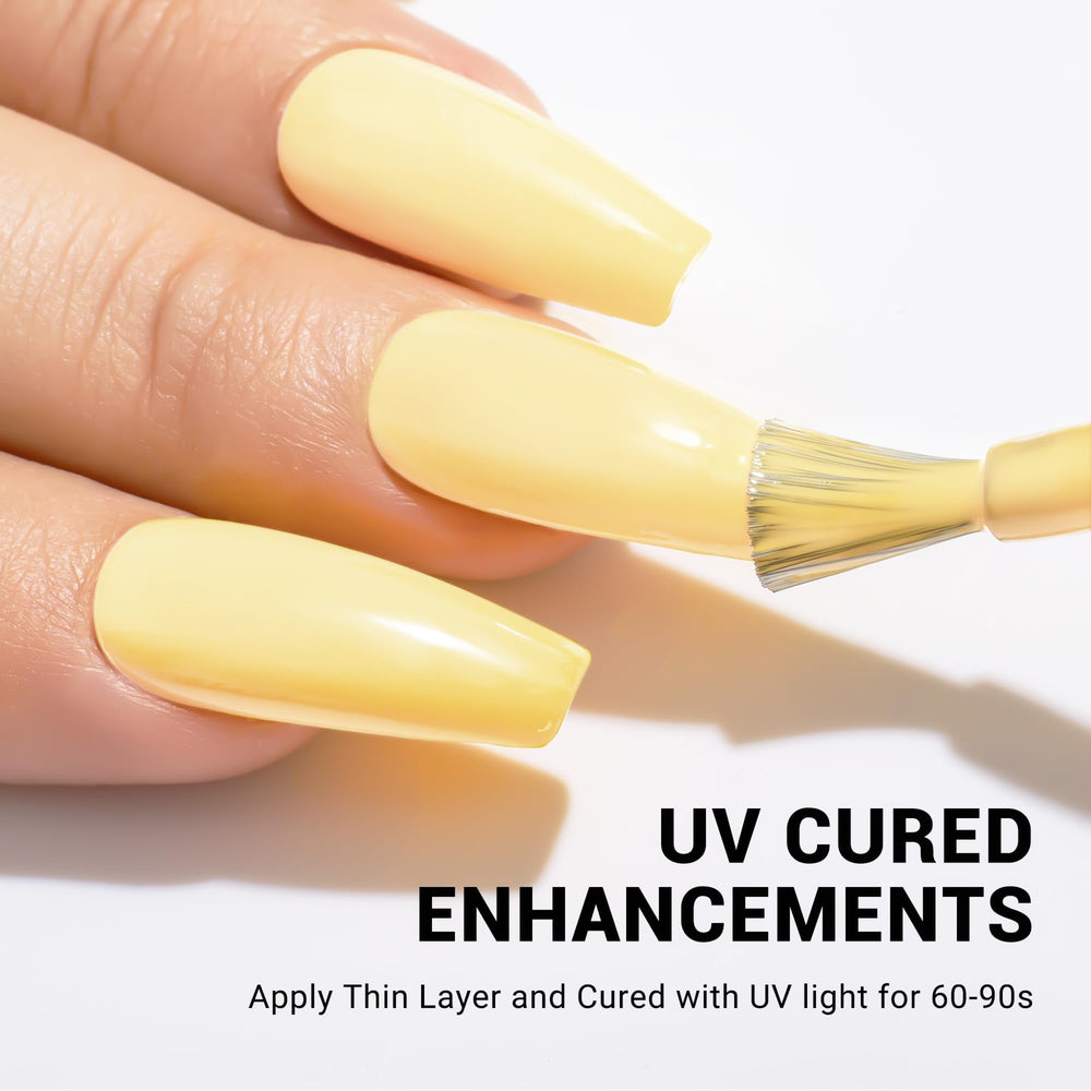 MelodySusie High gloss finish gel for a polished manicure look.