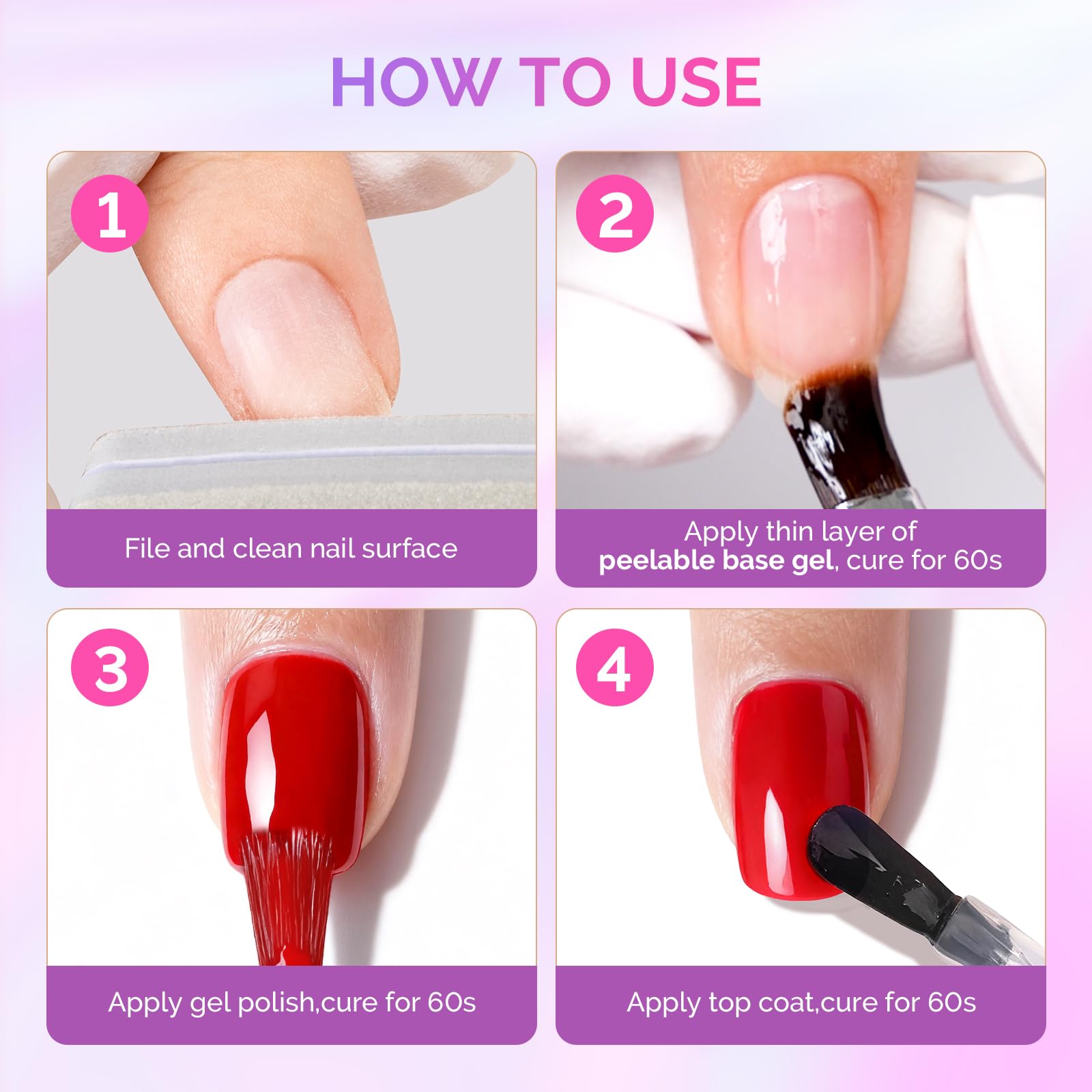 MelodySusie home DIY nail art setup featuring the base coat.