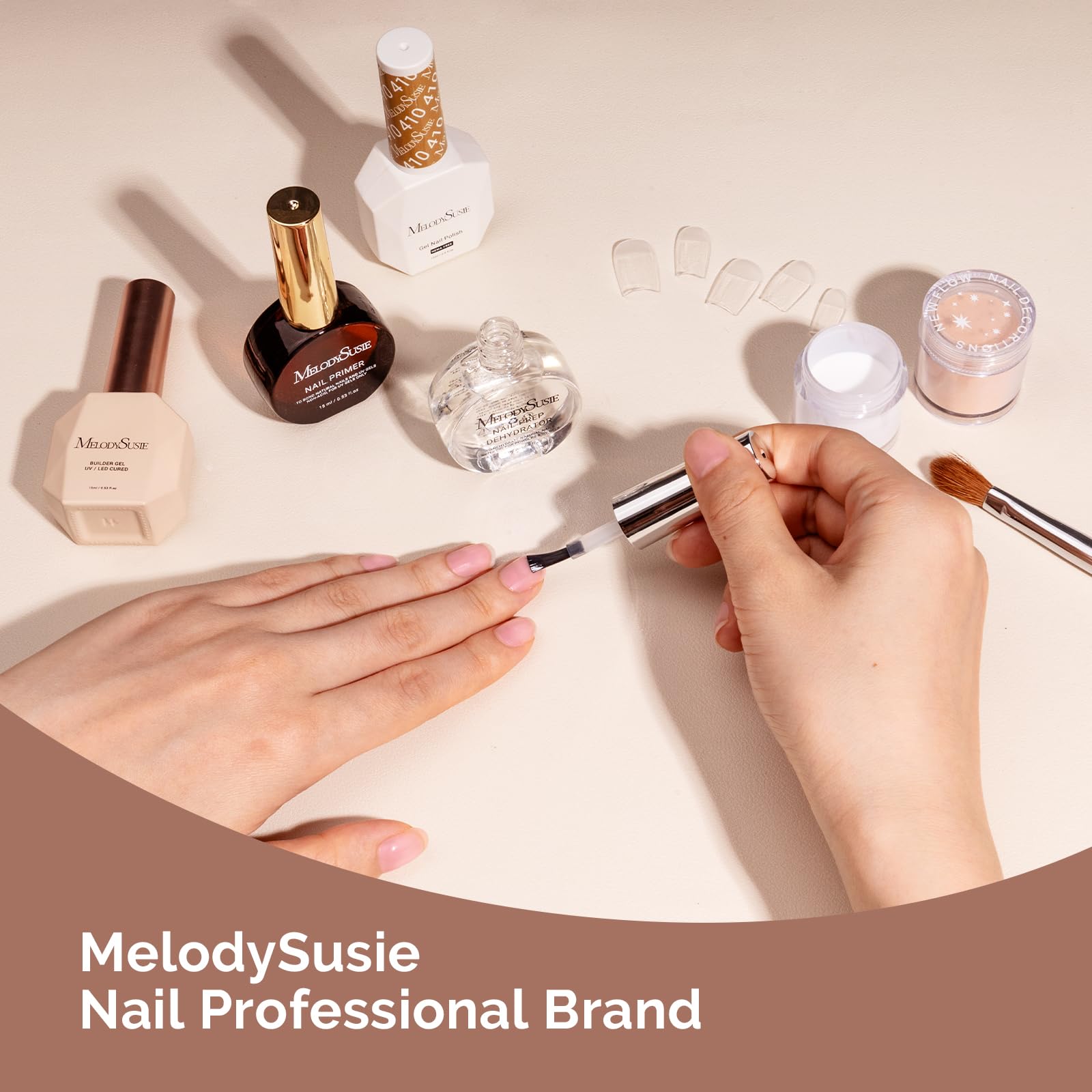 MelodySusie preparación de uñas para múltiples diseños en casa