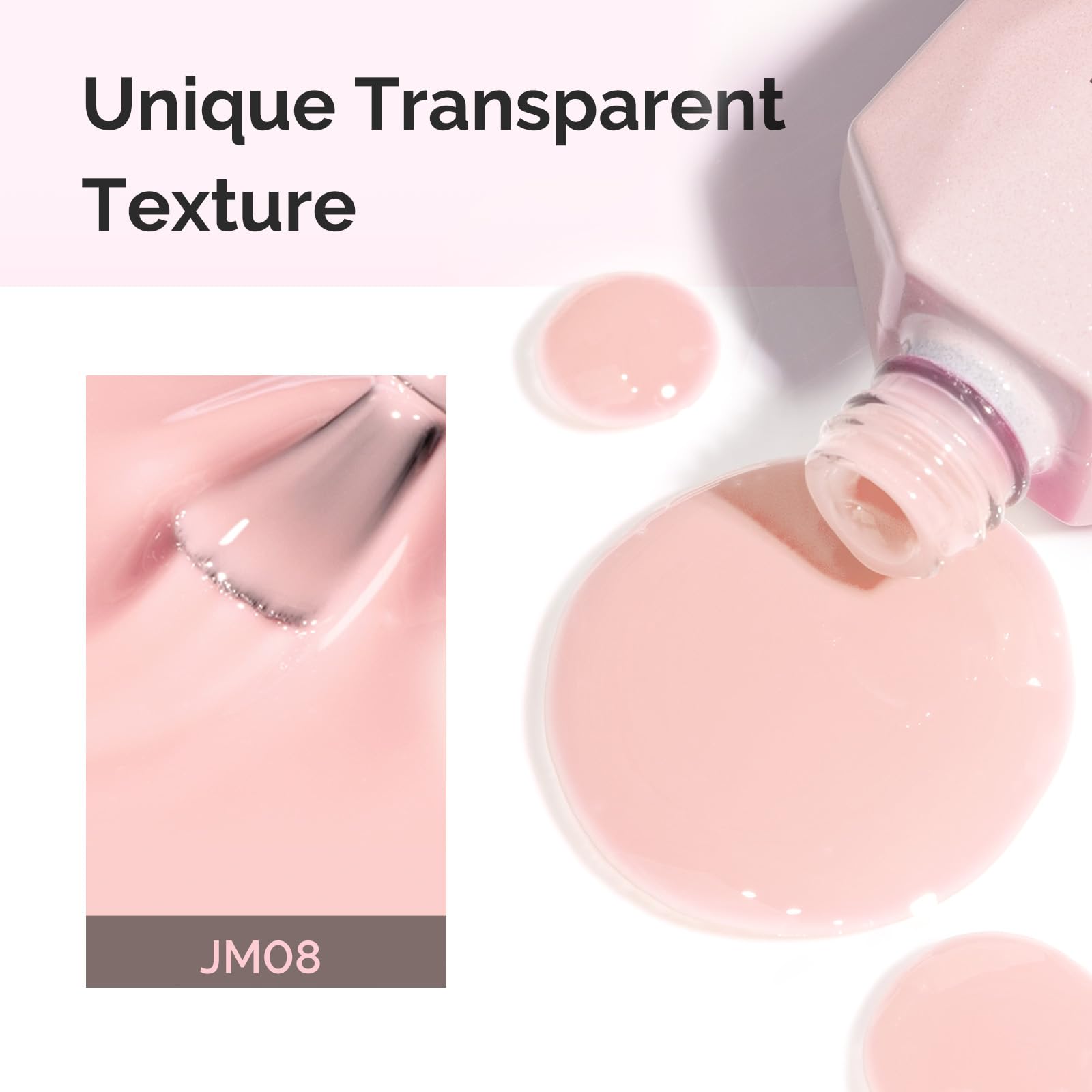 MelodySusie Jeweliver Nude Gel Polish cures quickly under LED or UV lamp.