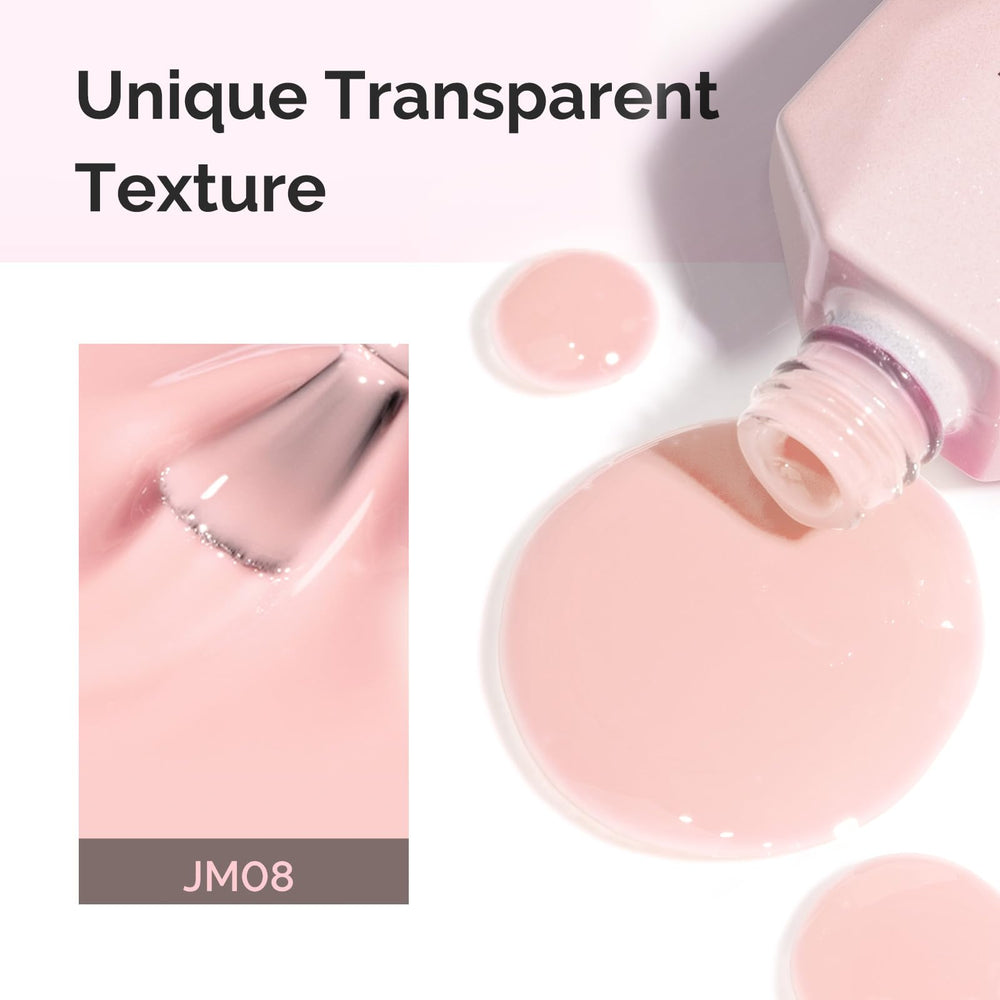 MelodySusie Jeweliver Nude Gel Polish cures quickly under LED or UV lamp.