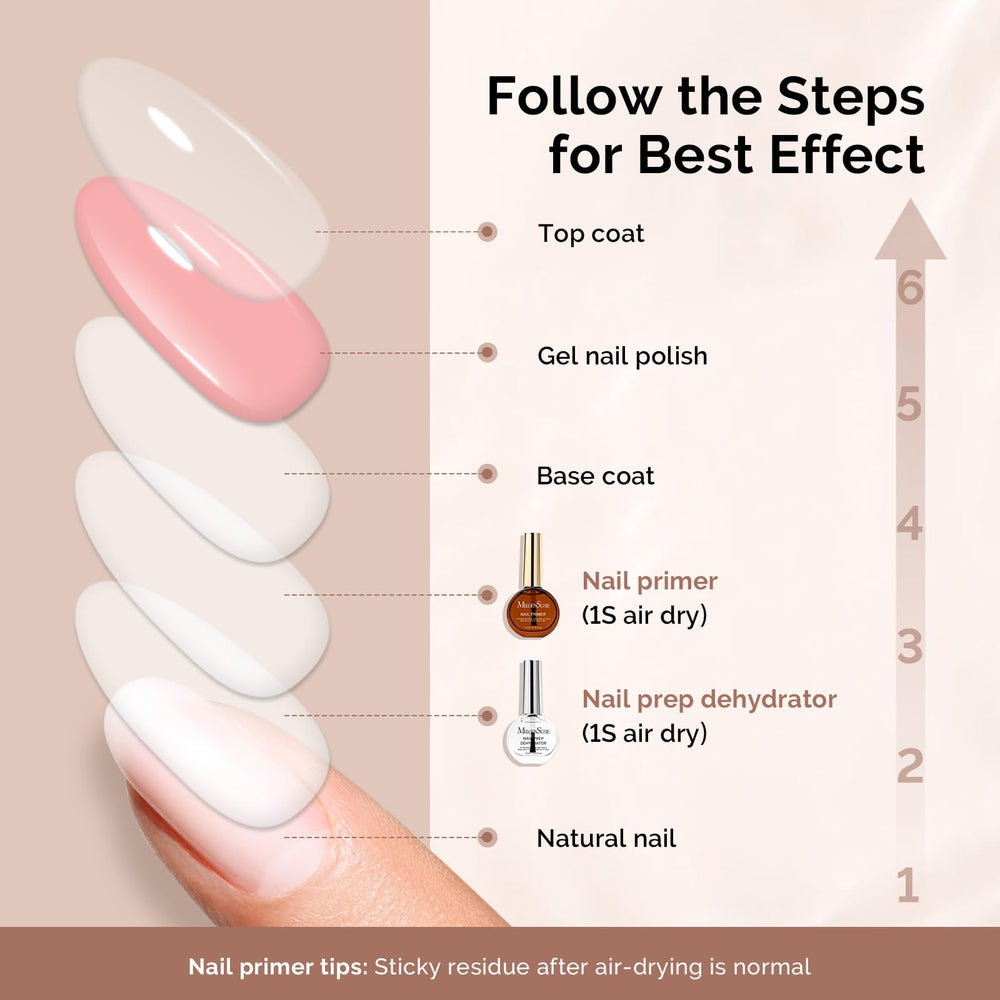 MelodySusie adhesión mejorada para esmaltado en gel o acrílico