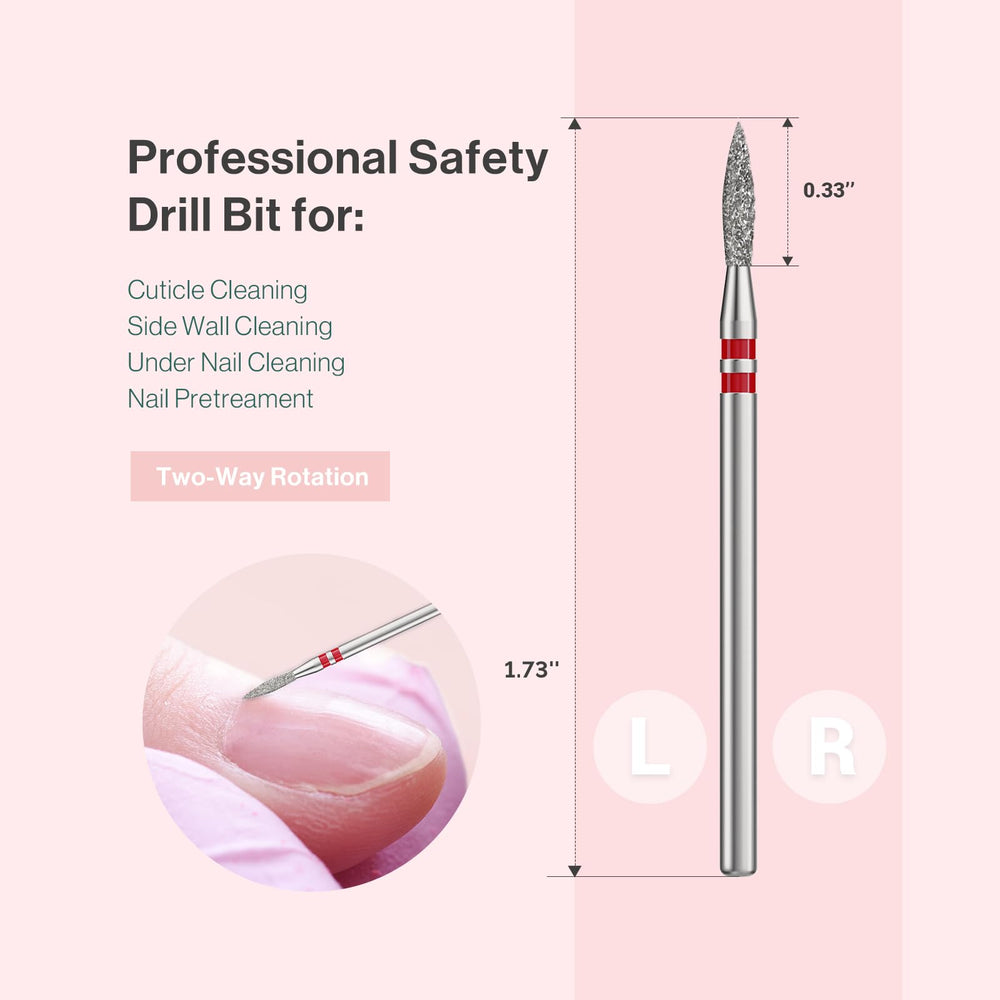 MelodySusie left-right hand use bit for versatile nail tech workflows.