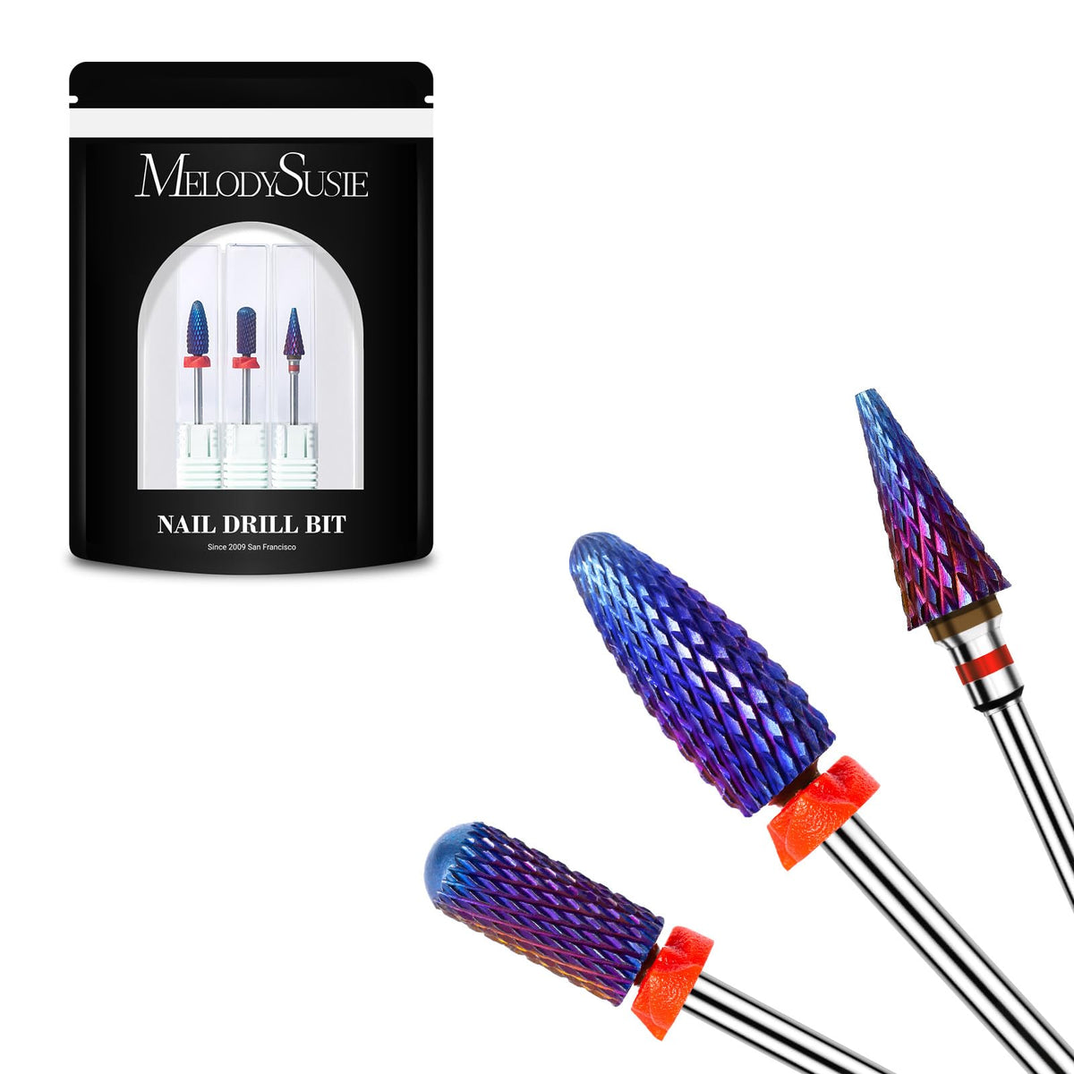 MelodySusie long flame cross-cut carbide bit ideal for fast acrylic removal and shaping