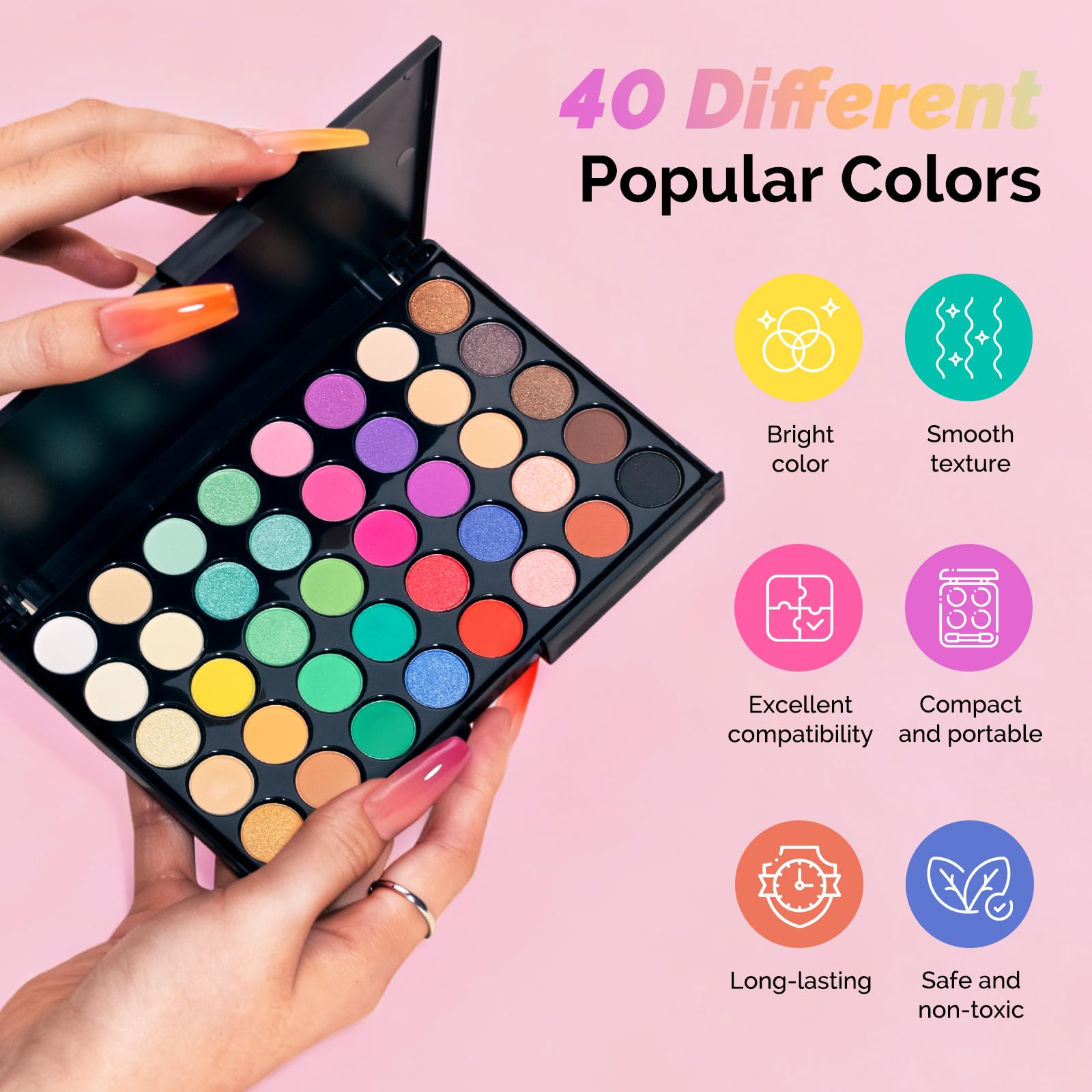 MelodySusie long-lasting-pigment delivers strong color retention and high shine.