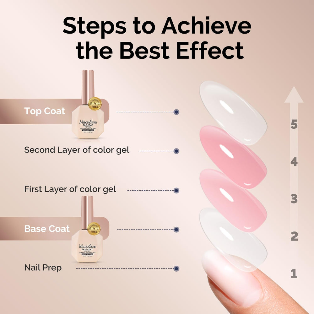 MelodySusie nails showing long‑lasting salon‑grade gloss