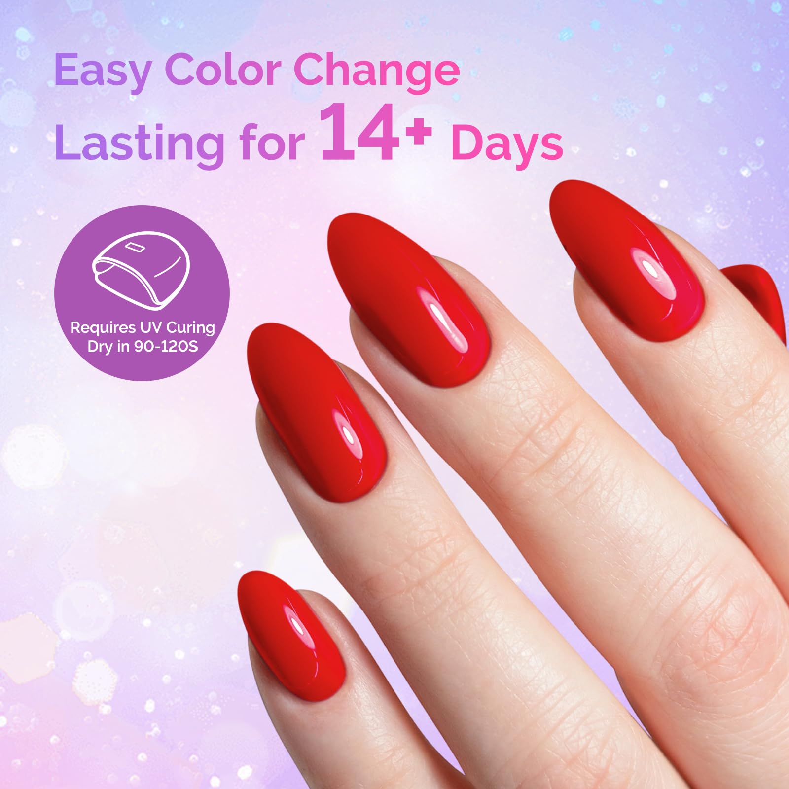 MelodySusie long-lasting nail art design lasting up to 14 days.