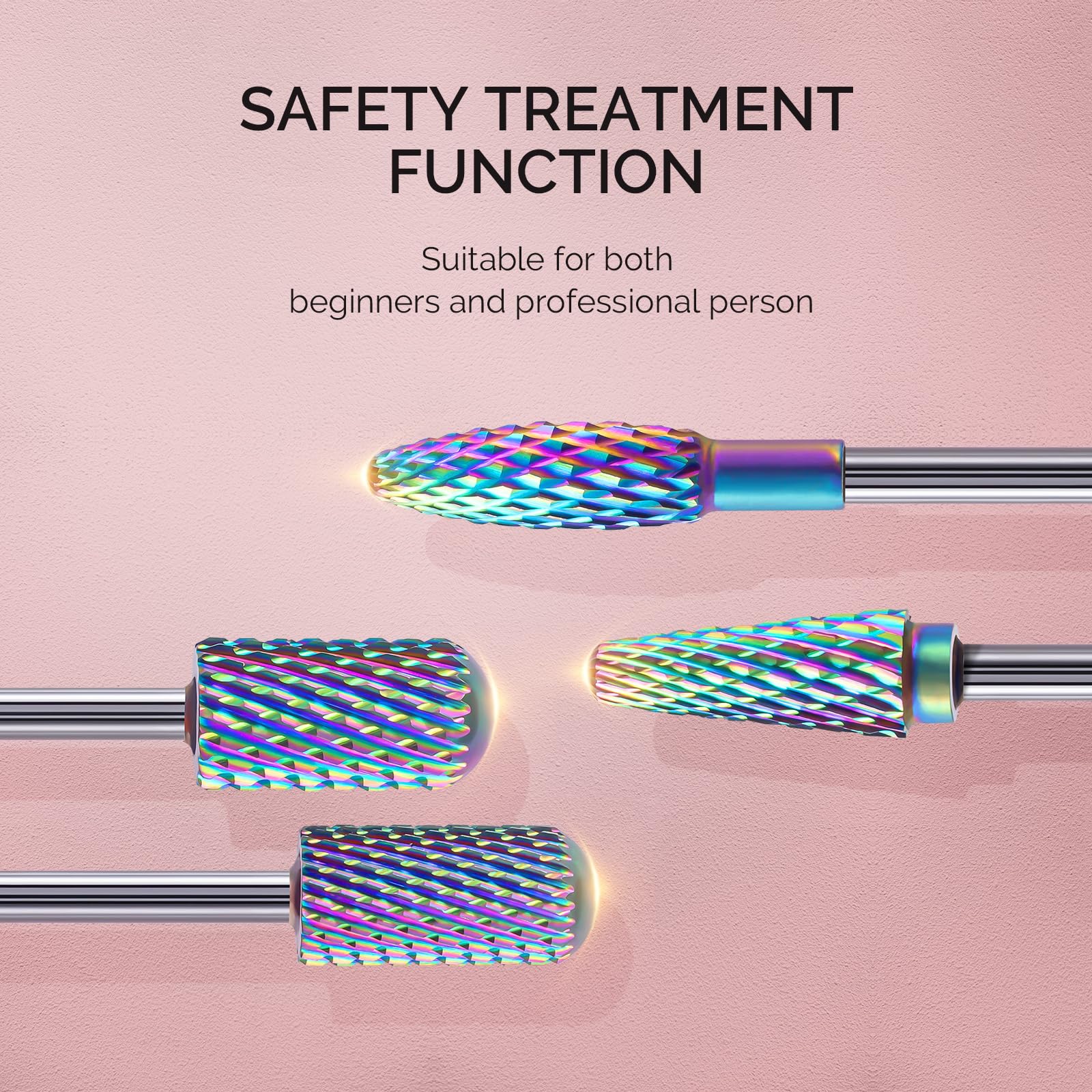 MelodySusie low-noise bits reduce vibration for comfortable salon use.