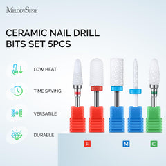 MelodySusie ceramic medium barrel bit for smoothing surfaces quickly.