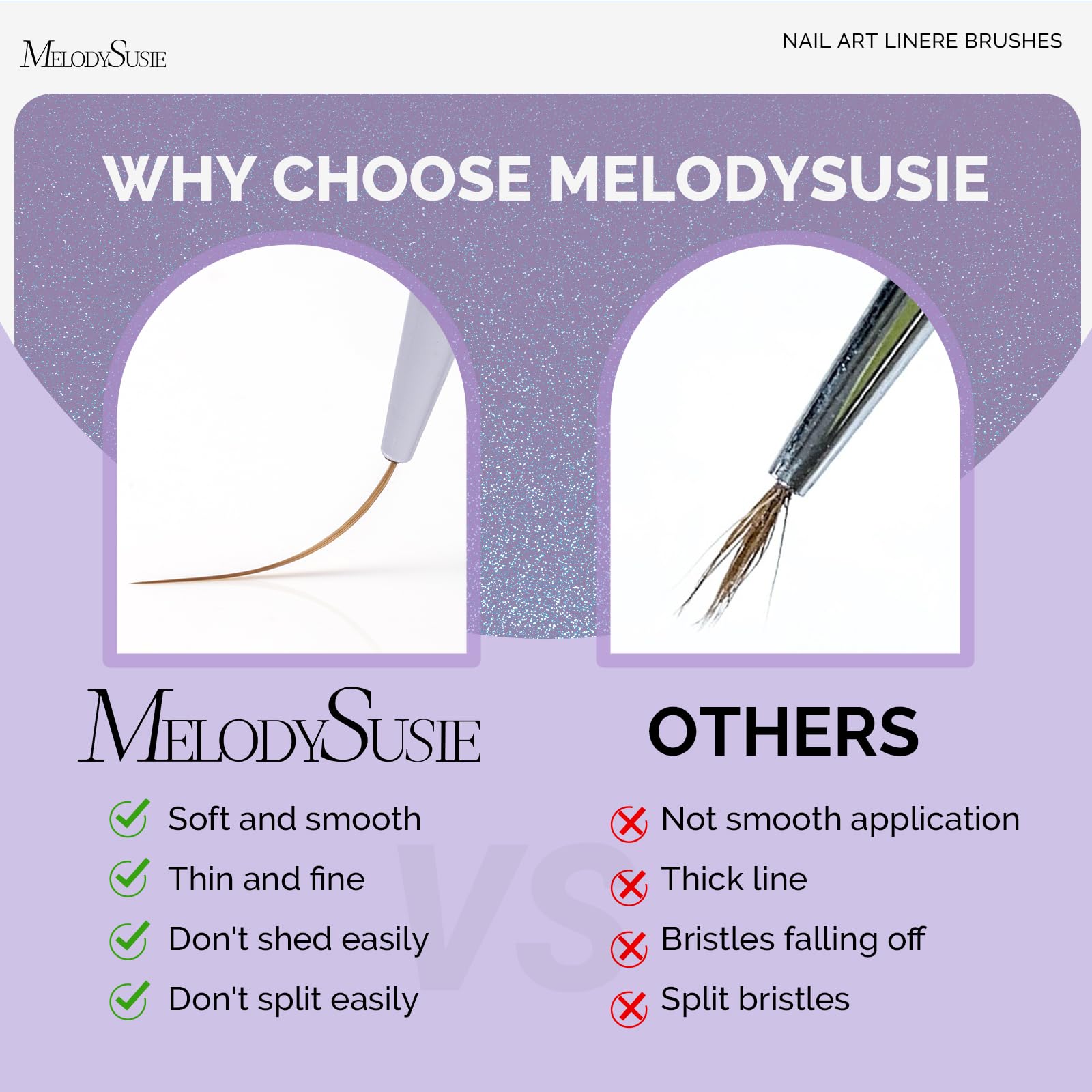 MelodySusie 20mm liner brush for wider strokes.
