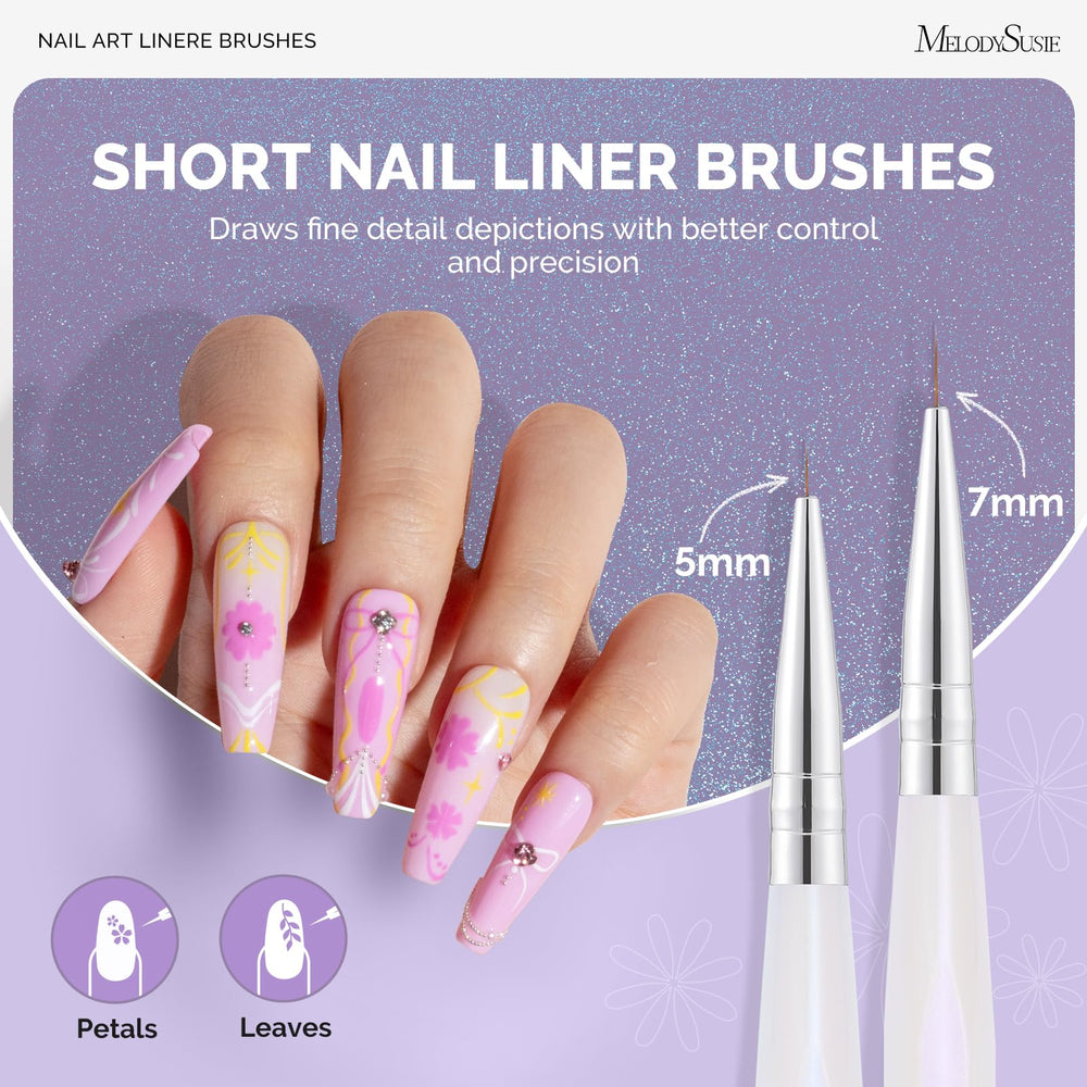MelodySusie 5mm liner brush for ultra-fine lines.