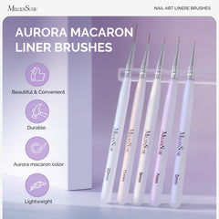 MelodySusie liner brushes are compact and portable for on-the-go designs.