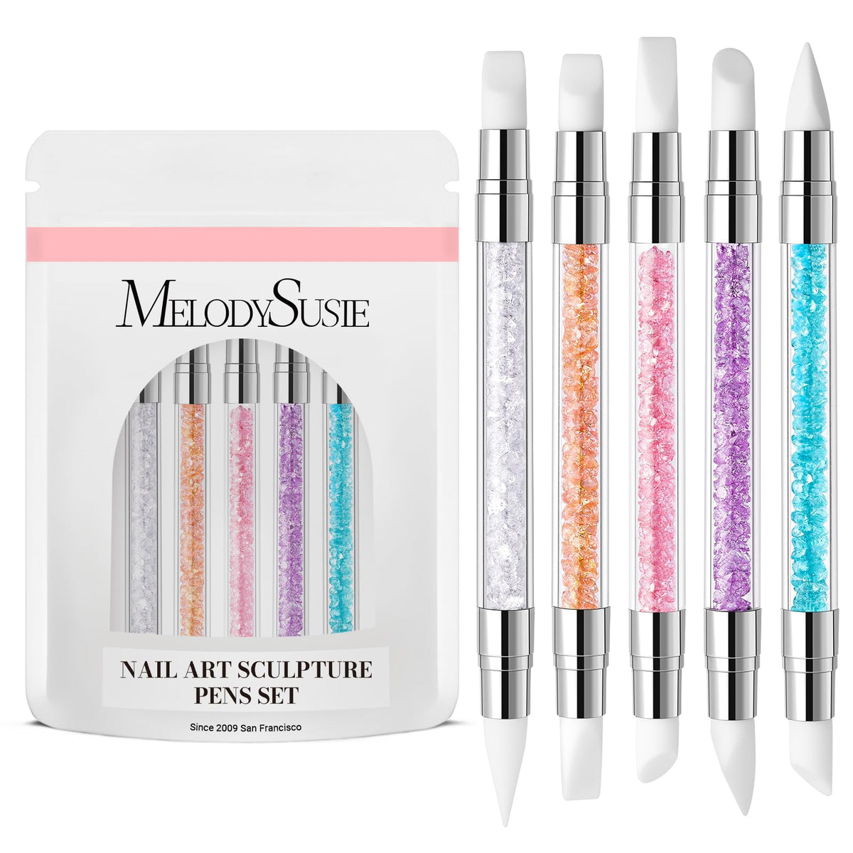 MelodySusie nail art sculpture pen set for precise resin designs